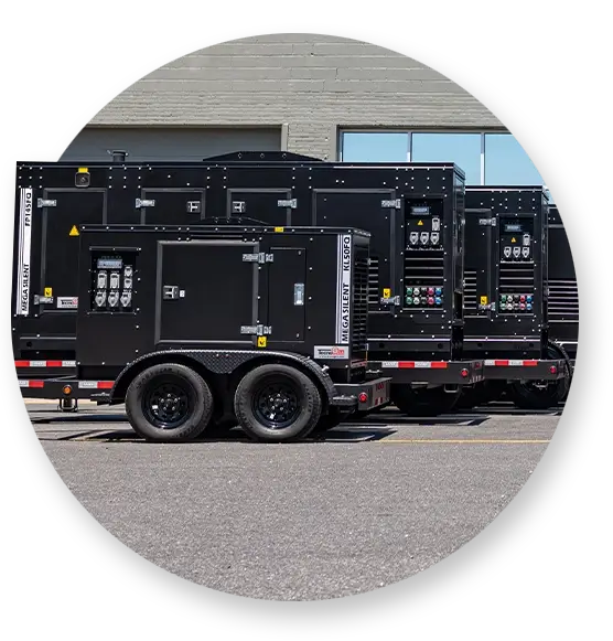 Portable black generators from Devall Diesel